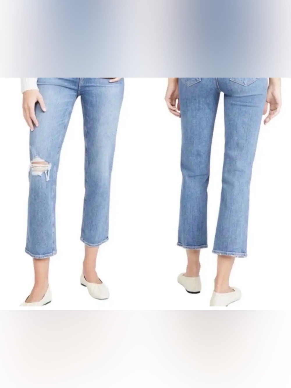 PAIGE Sarah straight ankle jeans